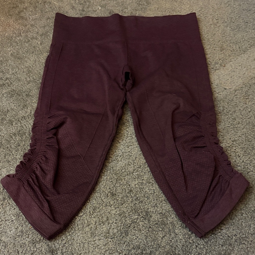 Lululemon Athletica Dark Purple Capris